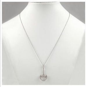 Roberto Coin Horse Bit Gold and Diamond Pendant